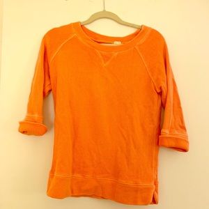 Orange Crewneck Sweatshirt